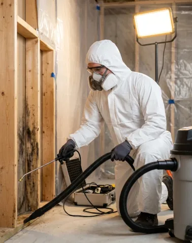 Mold remediation work by McMahon Insulation